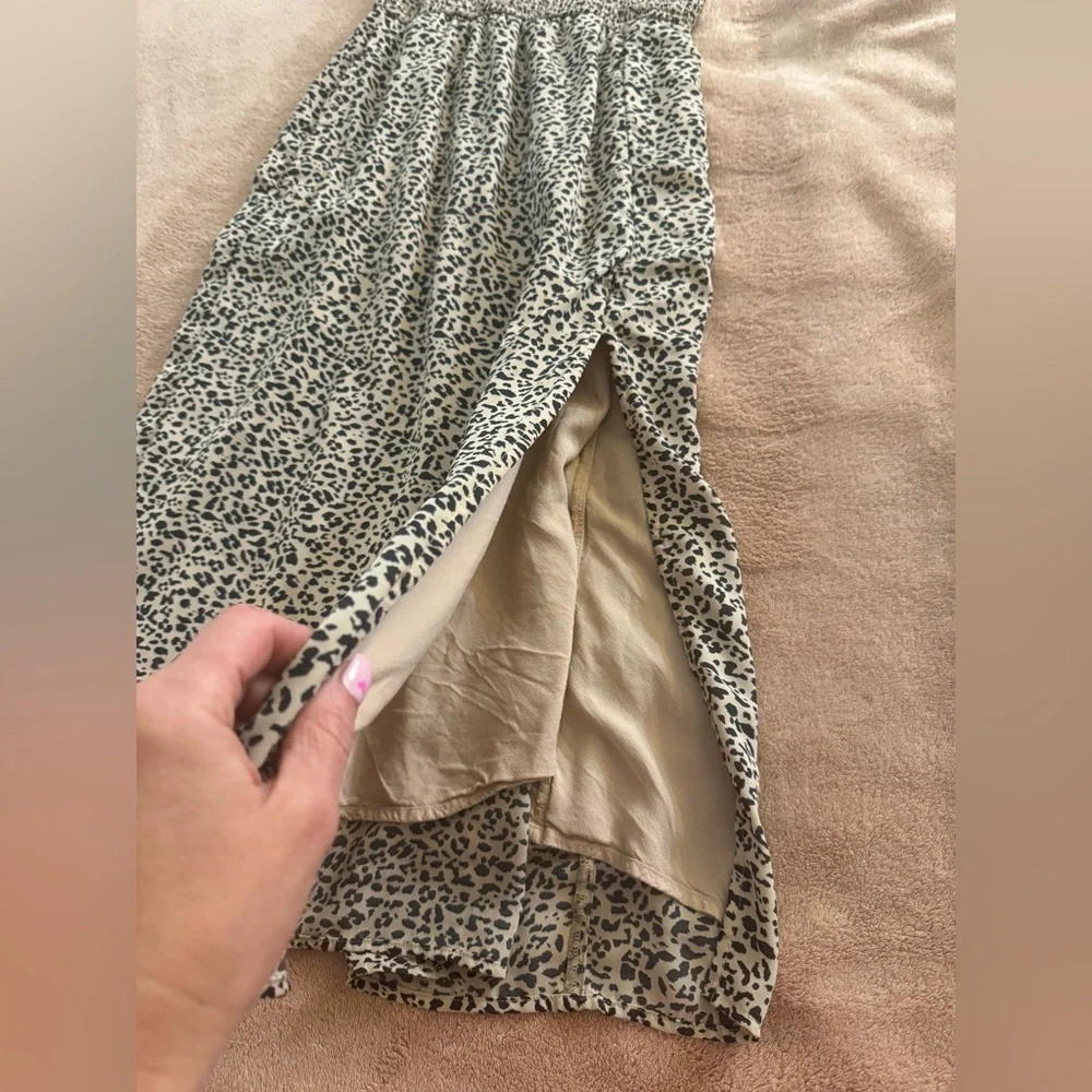 Abercrombie & Fitch Animal Print Maxi Dress
